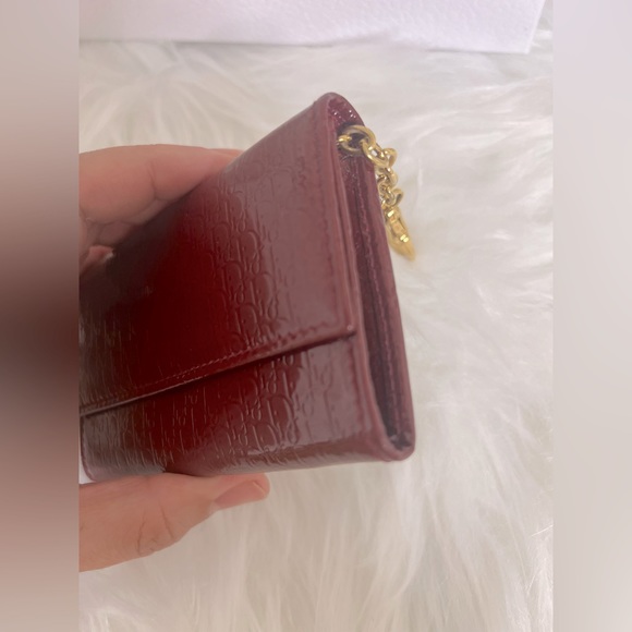 🔥Full Set🔥 Christian Dior Patent Leather Card Holder / Key Cles - Picture 9 of 11